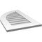 Ekena Millwork Quarter Round Top Left Surface Mount PVC Gable Vent w/ 3-1/2"W x 1"P Standard Frame, 18"W x 30"H GVPQL18X3001SN - alternate 3